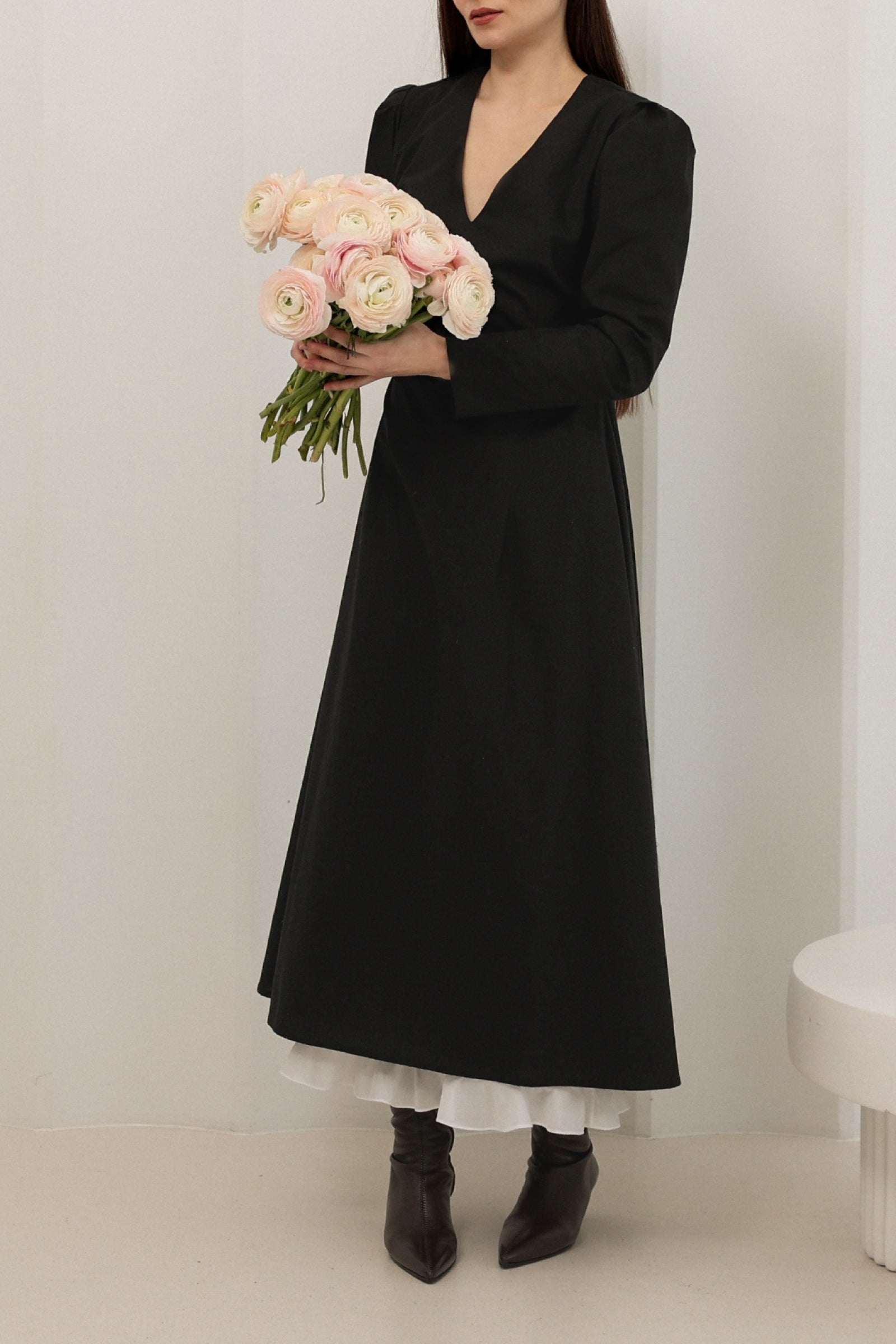Сotton midi dress "Ana"