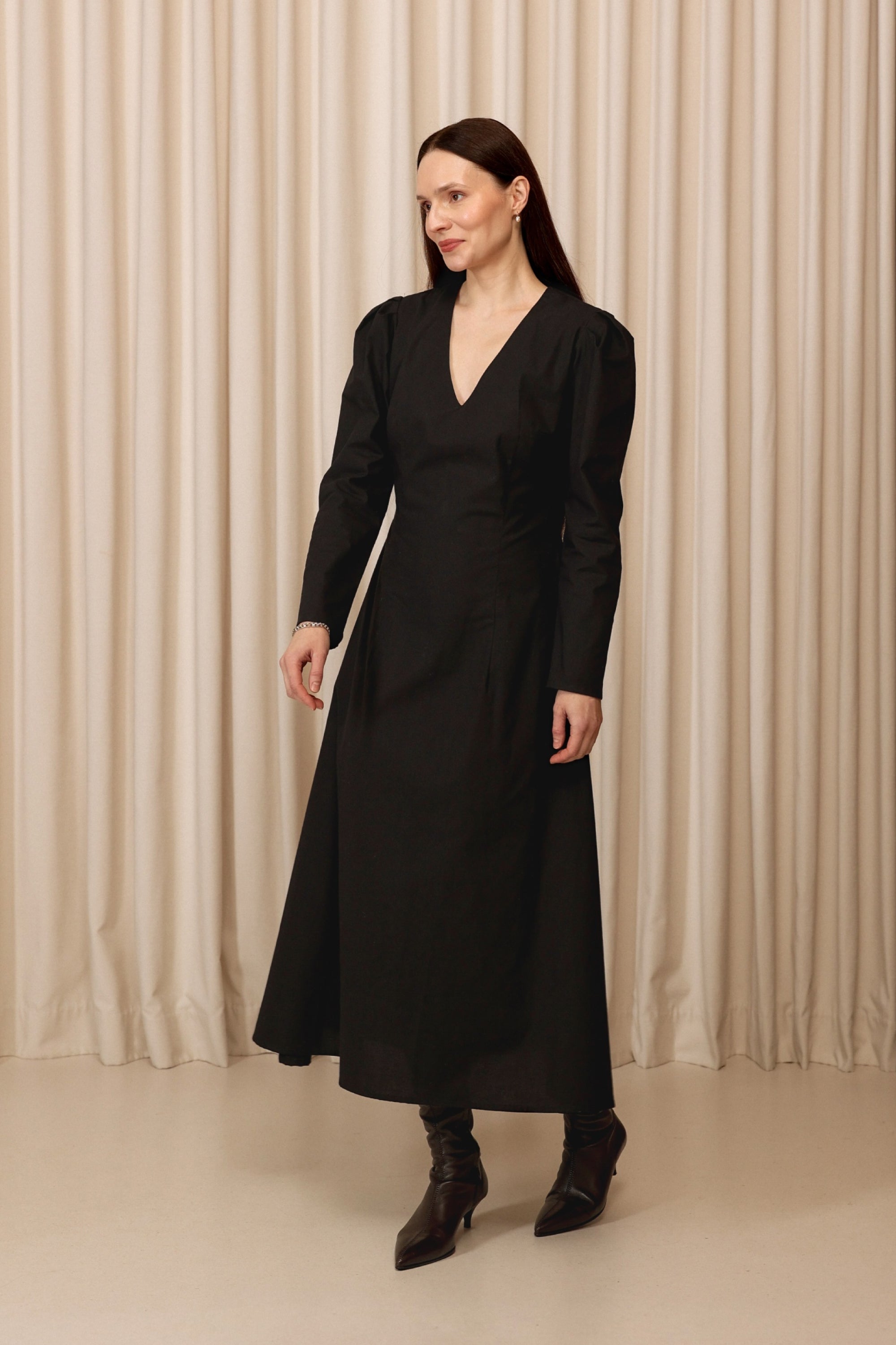 Сotton midi dress "Ana"